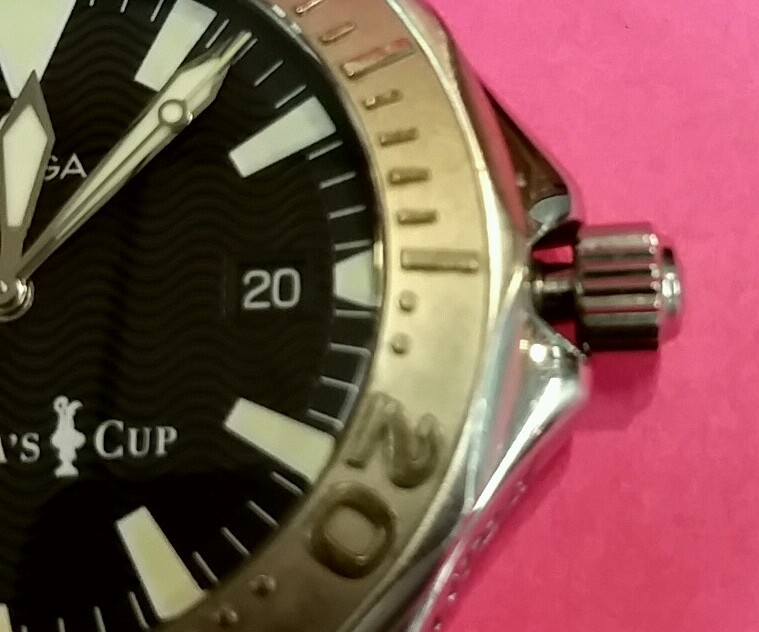 omega seamaster crown replacement
