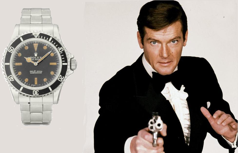 Roger Moore and the Watches of James 