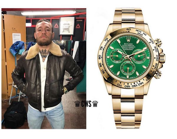 conor mcgregor rolex