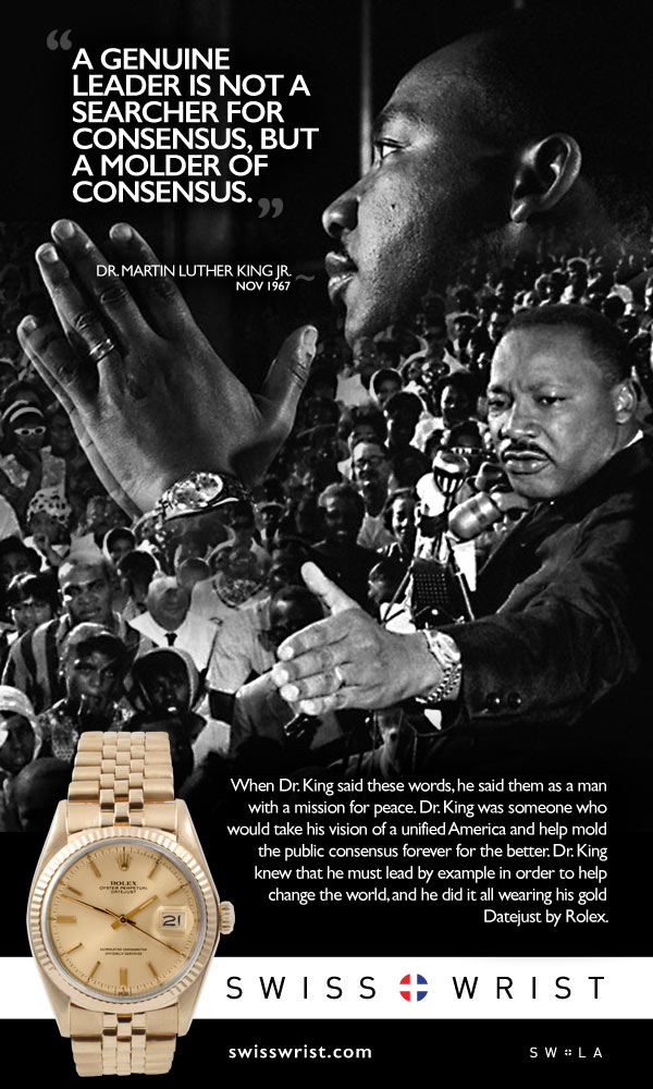 Martin luther shop king jr rolex